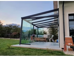 Ogród zimowy Modern PRO 906x300 dach poliwęglanowy