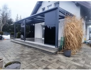 Ogród zimowy Modern PRO 306x400 dach szklany