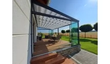 Ogród zimowy Modern PRO 406x300 dach szklany