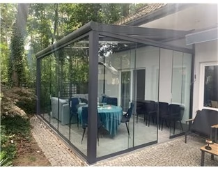 Ogród zimowy Modern PRO+ 406x600 dach poliwęglanowy