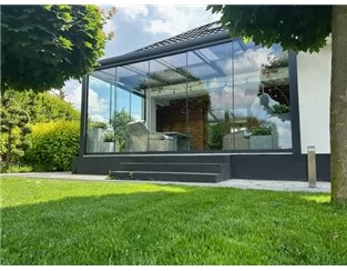 Ogród zimowy Modern PRO+ 706x600 dach poliwęglanowy