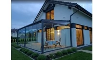 Ogród zimowy Modern PRO+ 906x600 dach poliwęglanowy