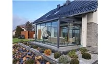 Ogród zimowy Modern PRO+ 1206x450 dach poliwęglanowy