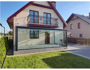 Ogród zimowy Modern PRO+ 1206x550 dach poliwęglanowy