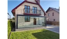 Ogród zimowy Modern PRO+ 1206x550 dach poliwęglanowy