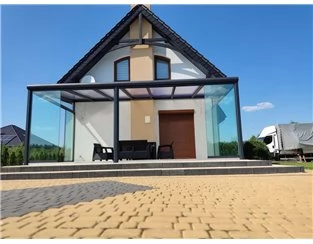 Ogród zimowy Modern PRO+ 806x450 dach poliwęglanowy