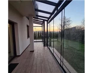 Ogród zimowy Modern PRO+ 606x500 dach poliwęglanowy