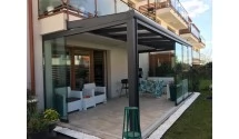 Ogród zimowy Modern PRO+ 1106x450 dach poliwęglanowy