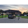 Carport Modern antracyt 806x600