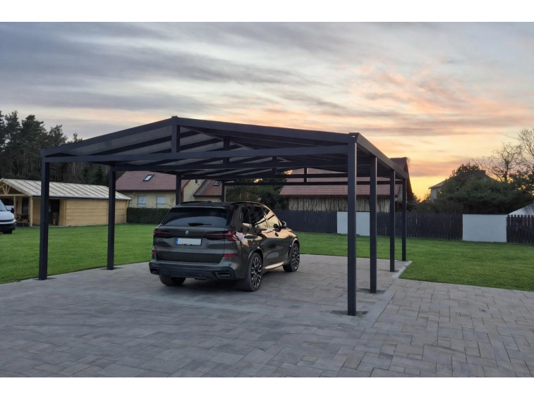 Carport Modern antracyt 706x400