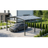 Carport Modern antracyt 506x500