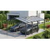 Carport Modern antracyt 706x700