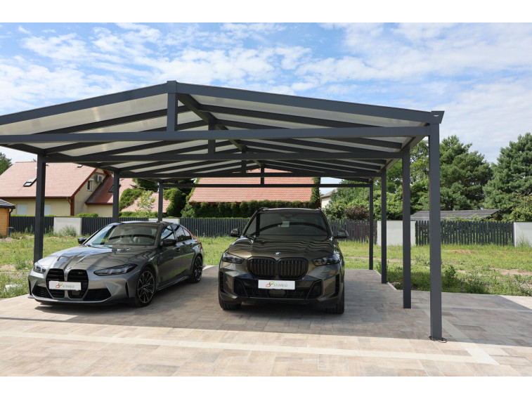 Carport Modern antracyt 706x400
