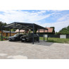 Carport Modern antracyt 706x400