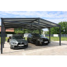 Carport Modern antracyt 806x700