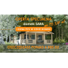 Domek drewniany Sara 1+3