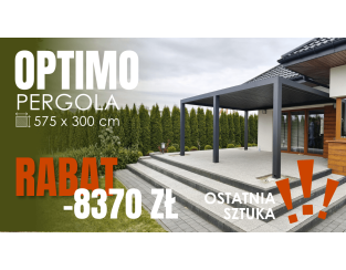 Pergola tarasowa Optimo 575x300cm