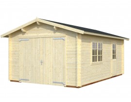 Garaż drewniany 400x600