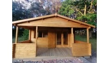 Duży domek drewniany Borneo 2