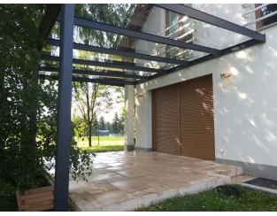 Zadaszenie tarasu Modern PRO 706x400 dach poliwęglanowy