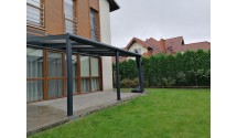 Zadaszenie tarasu Modern PRO+ 406x500 dach poliwęglanowy