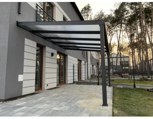 Zadaszenie tarasu Modern PRO+ 706x450 dach szklany