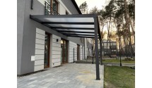 Zadaszenie tarasu Modern PRO+ 706x450 dach szklany