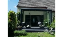 Ogród zimowy Modern PRO 806x350 dach poliwęglanowy